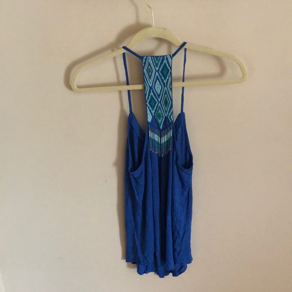 Blue tank top